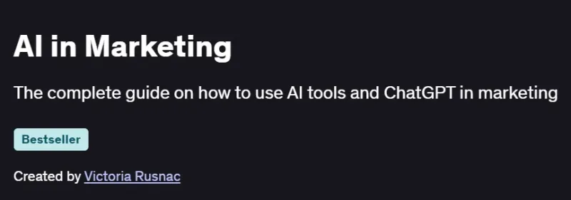 AI in Marketing Course