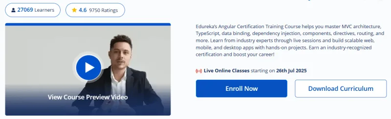 Angular Certification Training Course