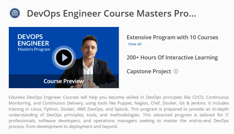 DevOps Engineer Course