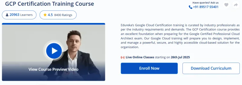 GCP Certification Training Course
