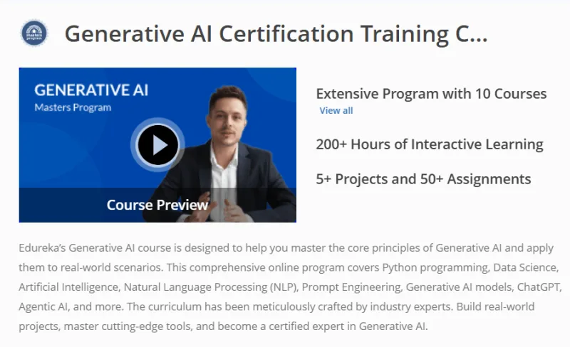 Generative AI Course