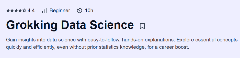 Grokking Data Science Course