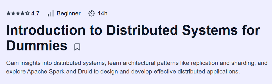 Introduction to Distributed Systems for Dummies Course