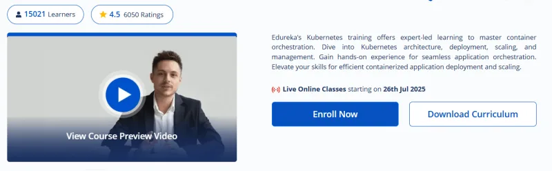 Kubernetes Certification Training Course: Administrator (CKA)