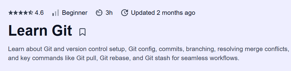 Learn Git Course