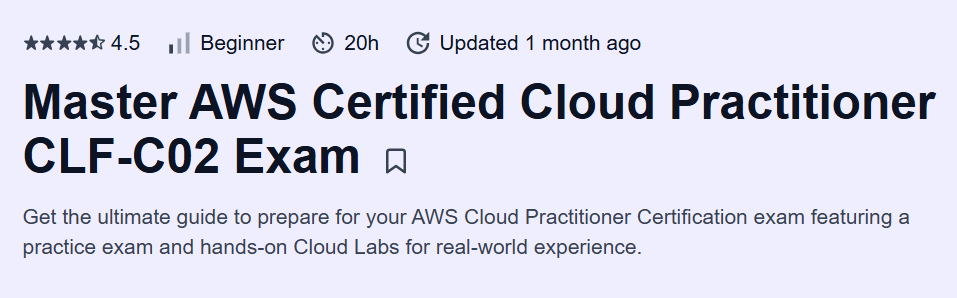 Master AWS Certified Cloud Practitioner CLF-C02 Exam Course
