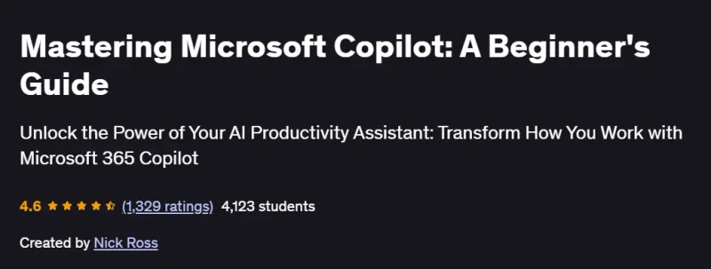 Mastering Microsoft Copilot: A Beginner’s Guide Course