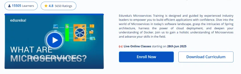 Microservices Certification Training Course