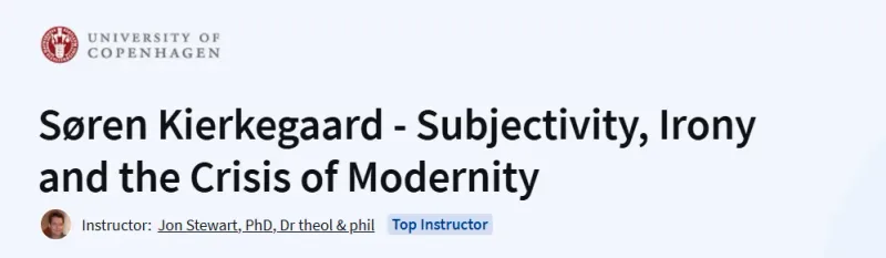Søren Kierkegaard – Subjectivity, Irony and the Crisis of Modernity