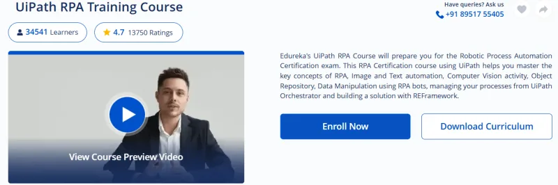 UiPath RPA Training Course