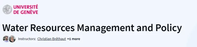 Water Resources Management and Policy