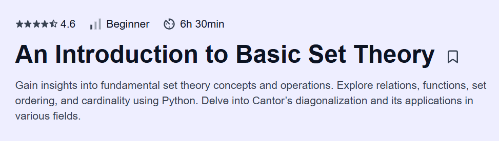 An Introduction to Basic Set Theory Course