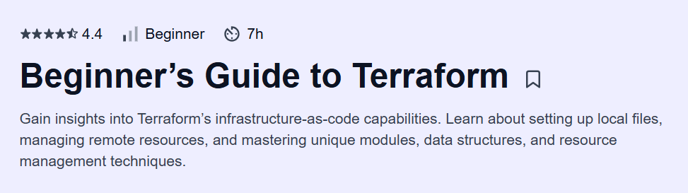 Beginner’s Guide to Terraform Course