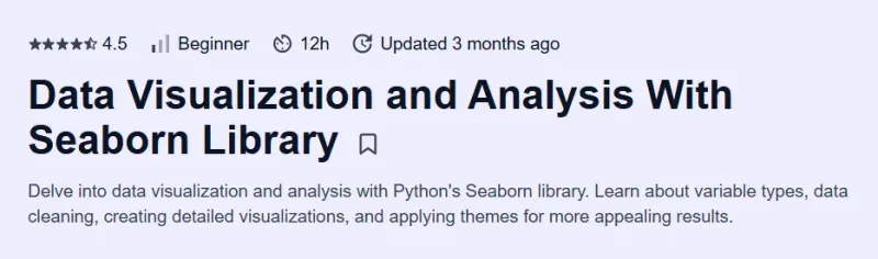 Data Visualization and Analysis With Seaborn Library Course