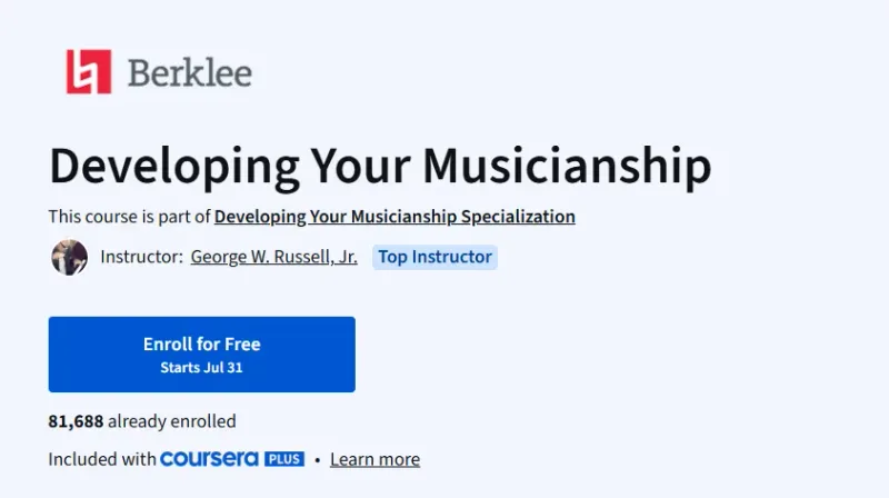 Developing Your Musicianship Course