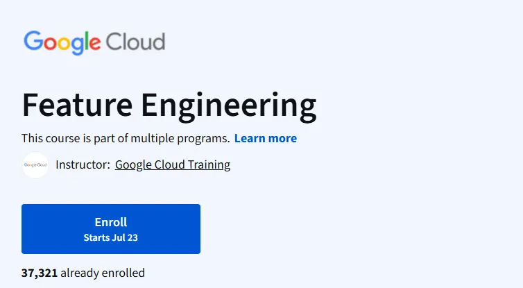 Feature Engineering Course