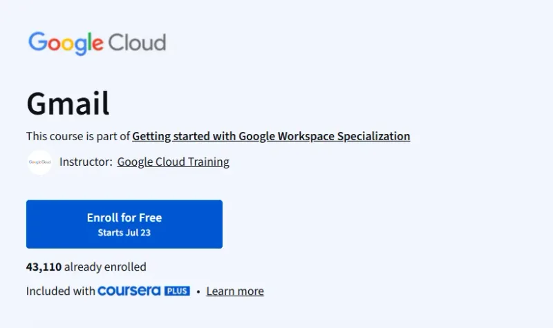 Gmail Course