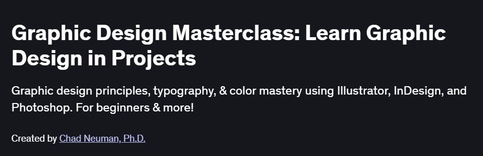 Graphic Design Masterclass: Learn Graphic Design in Projects Course