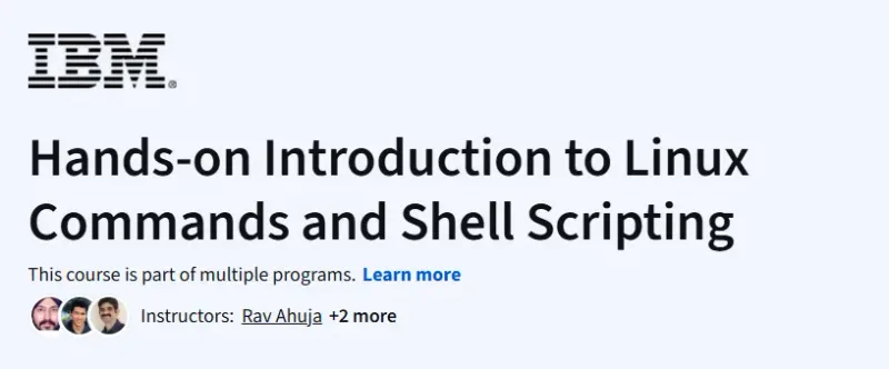Hands-on Introduction to Linux Commands and Shell Scripting Course
