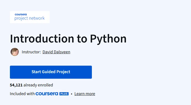 Introduction to Python Course