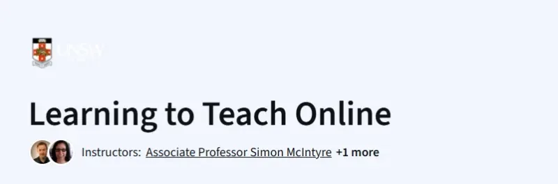 Learning to Teach Online Course