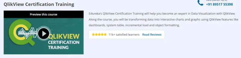 QlikView Certification Training Course