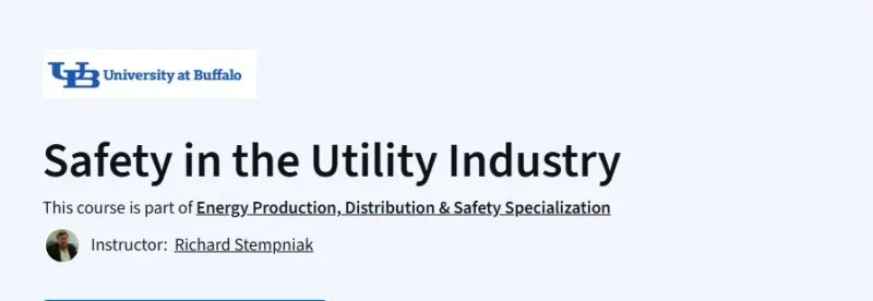 Safety in the Utility Industry Course