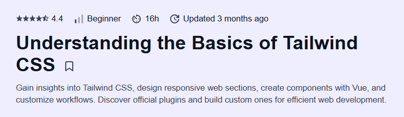 Understanding the Basics of Tailwind CSS Course