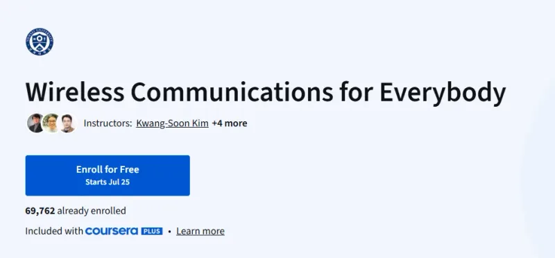 Wireless Communications for Everybody Course