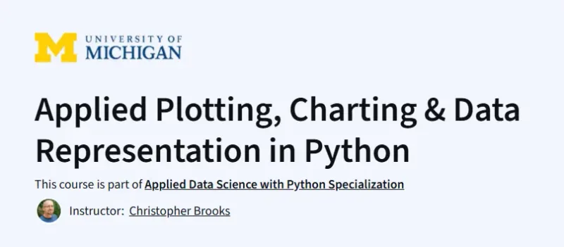 Applied Plotting, Charting & Data Representation in Python Course
