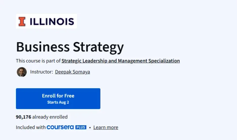 Business Strategy Course