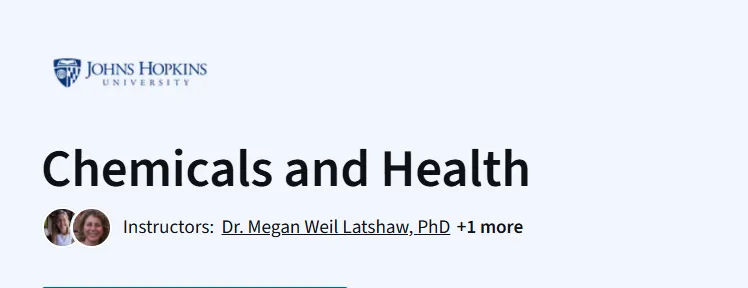 Chemicals and Health Course