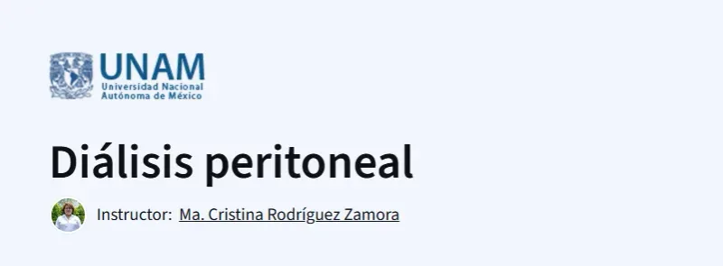 Diálisis peritoneal course