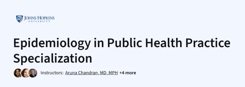 Epidemiology in Public Health Practice Specialization Course