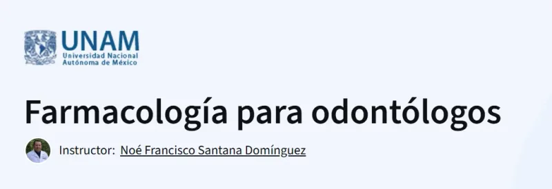 Farmacología para odontólogos course