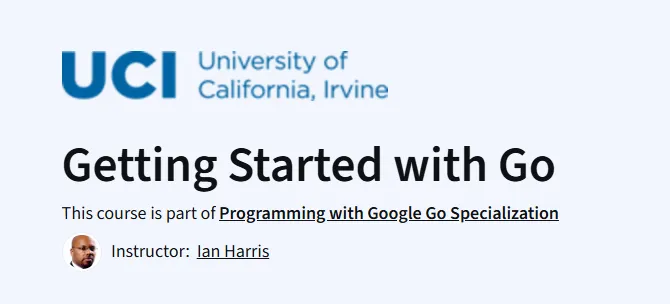 Getting Started with Go Course