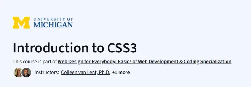 Introduction to CSS3 Course