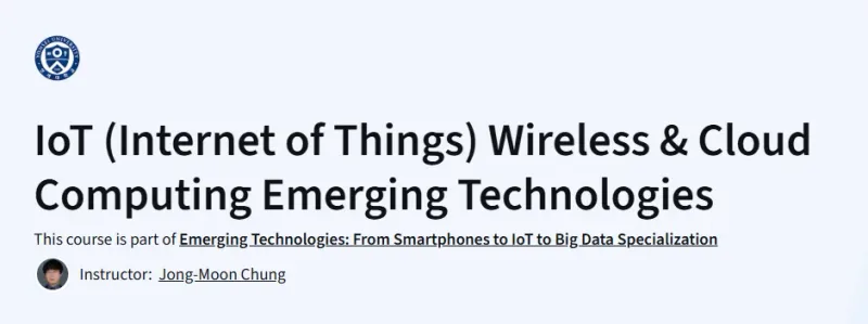 IoT (Internet of Things) Wireless & Cloud Computing Emerging Technologies Course
