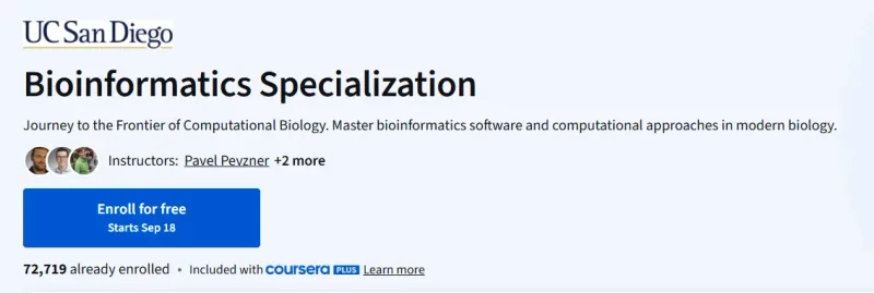 Bioinformatics Specialization Course