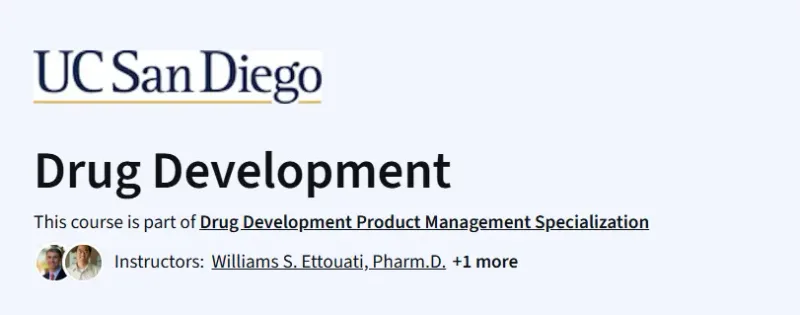 Drug Development course