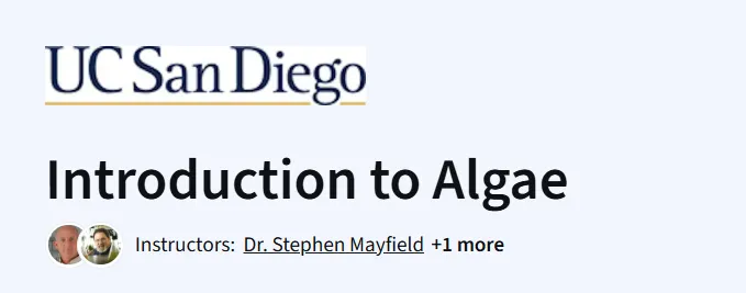 Introduction to Algae course