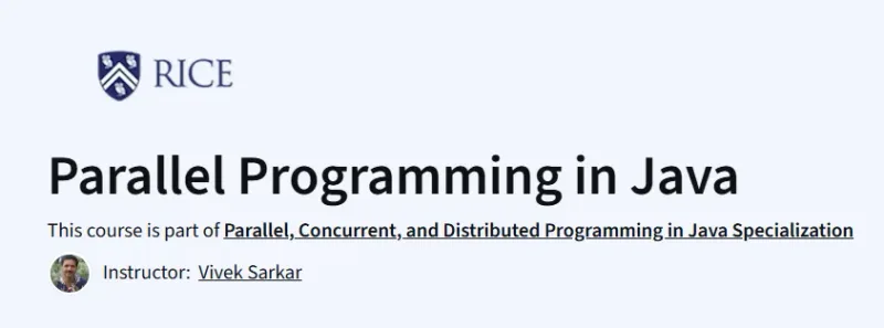 Parallel Programming in Java Course