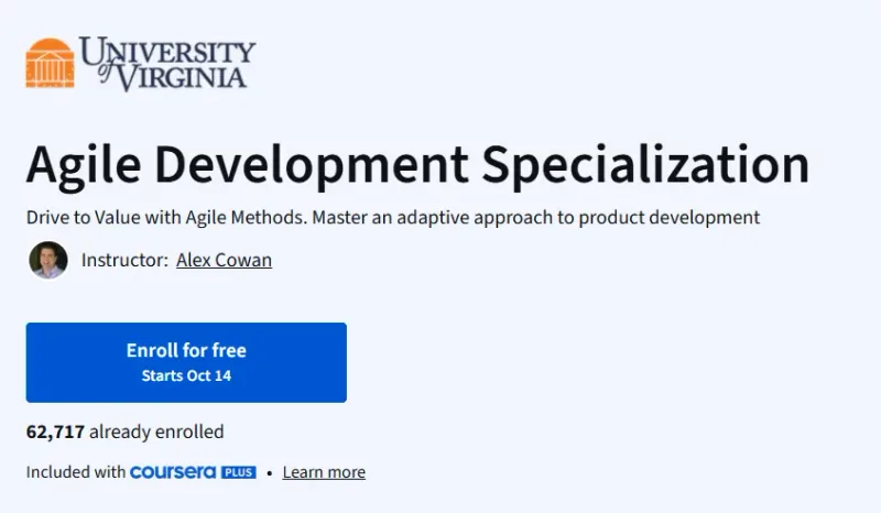 Agile Development Specialization course