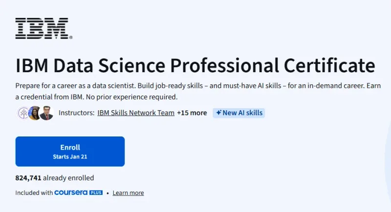 IBM Data Science course