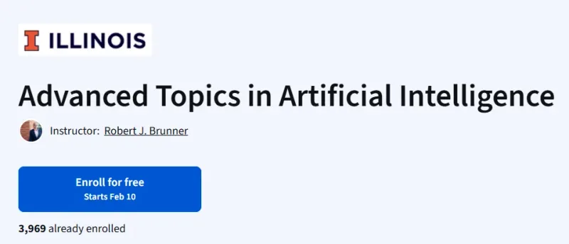 Advanced Topics in Artificial Intelligence course