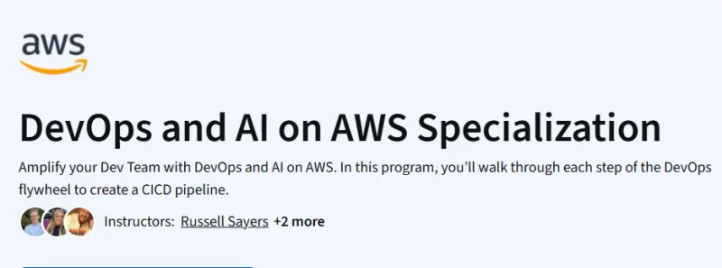 DevOps and AI on AWS Specialization course