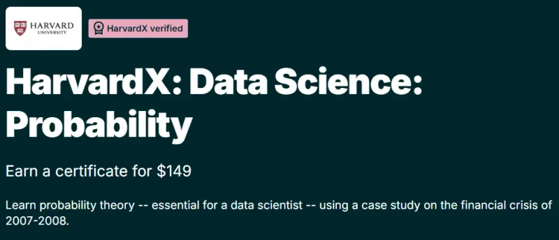 HarvardX: Data Science: Probability course