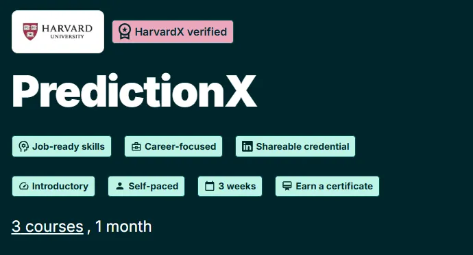 PredictionX course