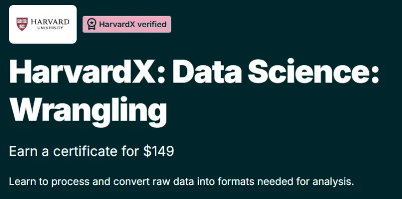 HarvardX: Data Science: Wrangling course
