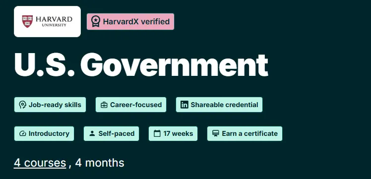 U.S. Government course